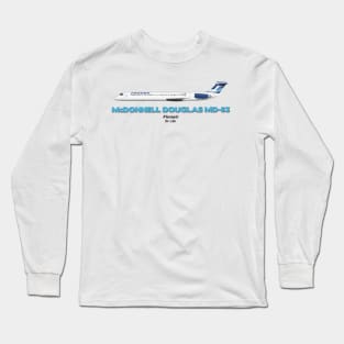 McDonnell Douglas MD-83 - Finnair Long Sleeve T-Shirt